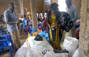 Distribution des vivres aux veuves et orphelins